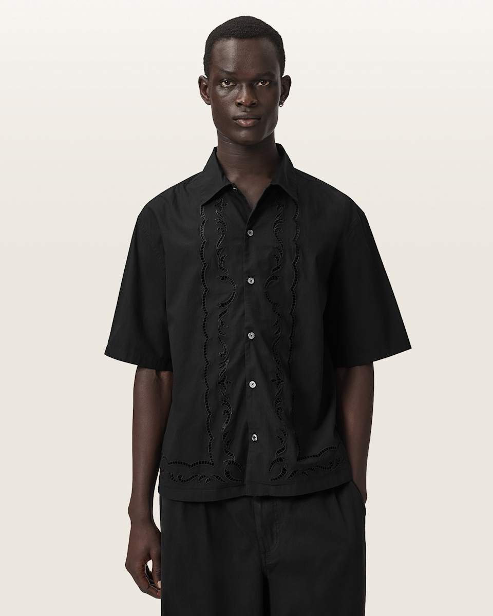 Field Oversized Short Sleeve Cotton Shirt