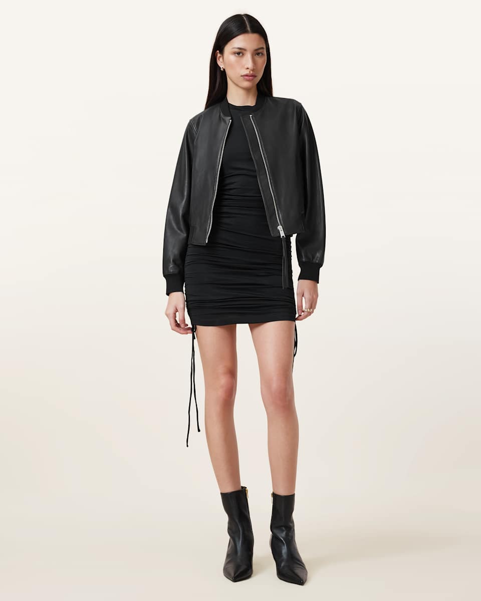 Orten Leather Bomber Jacket