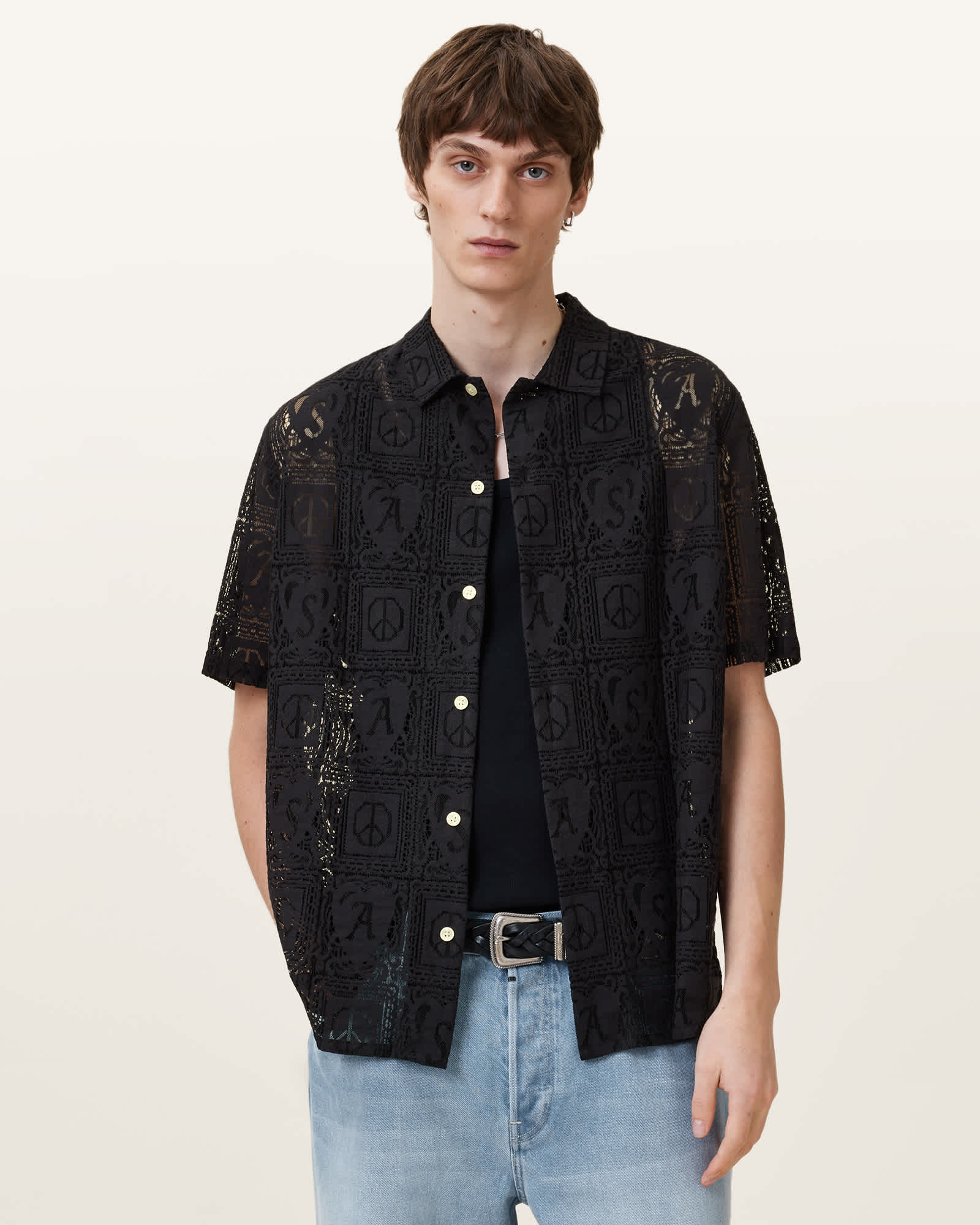 Netley Short Sleeve Lace Shirt