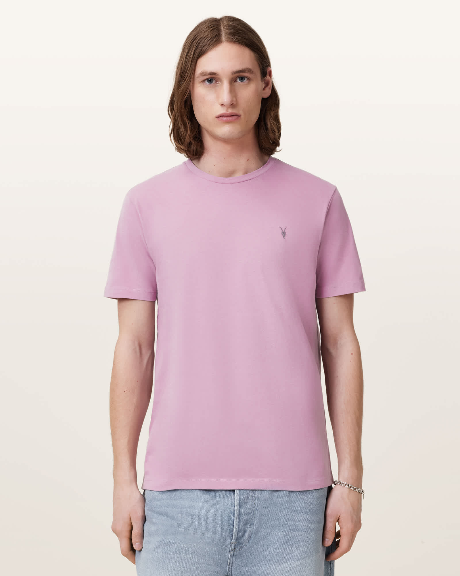 Brace Brushed Cotton Slim Fit T-Shirt