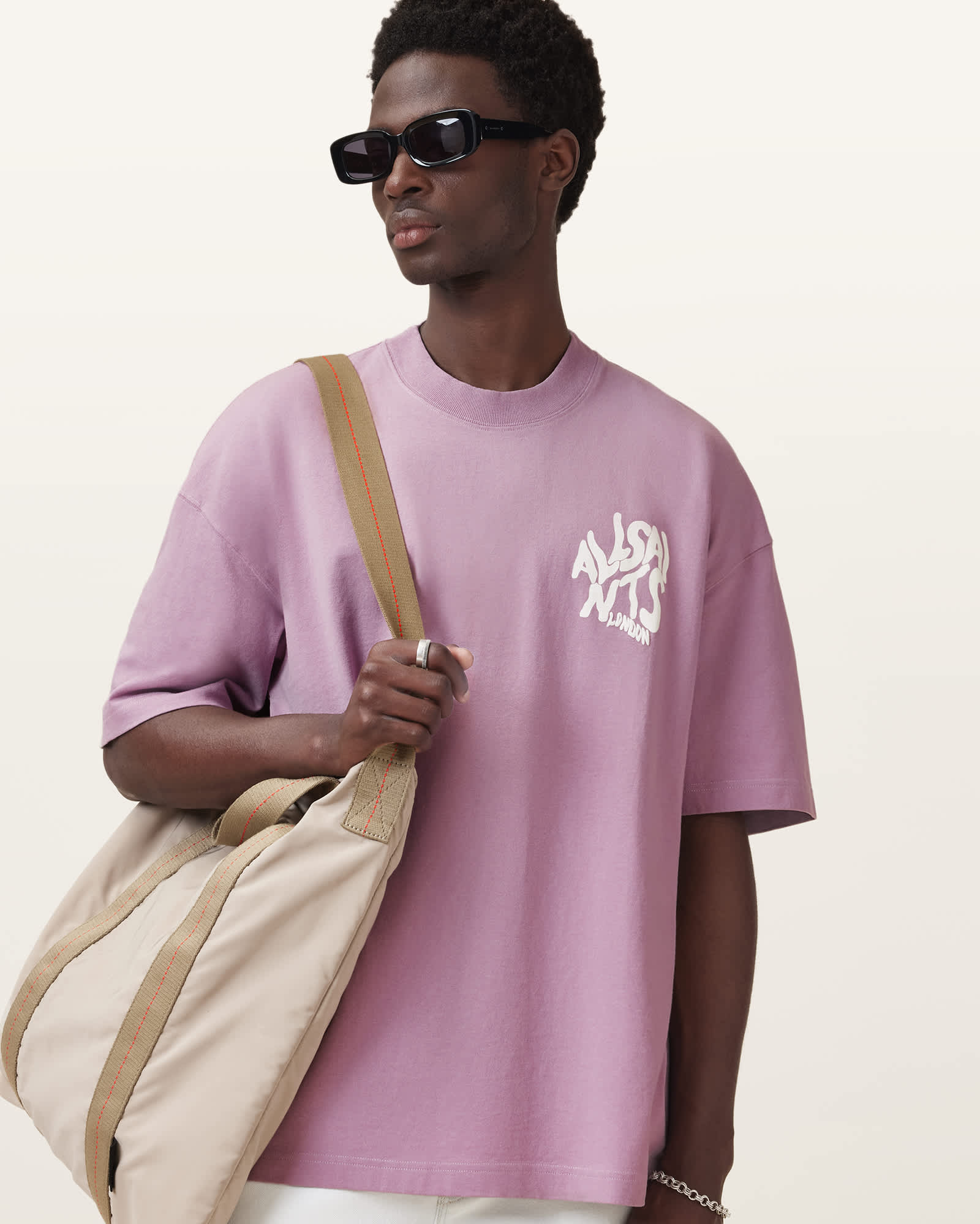 Orlando Logo Print Oversized T-Shirt
