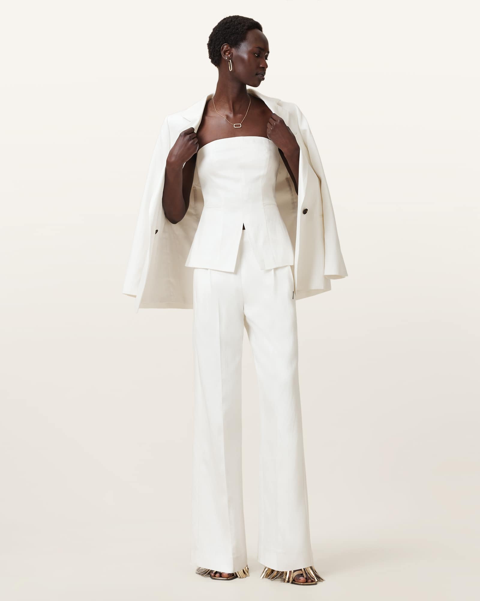 Bonnie Tailored Linen Blend Bodice