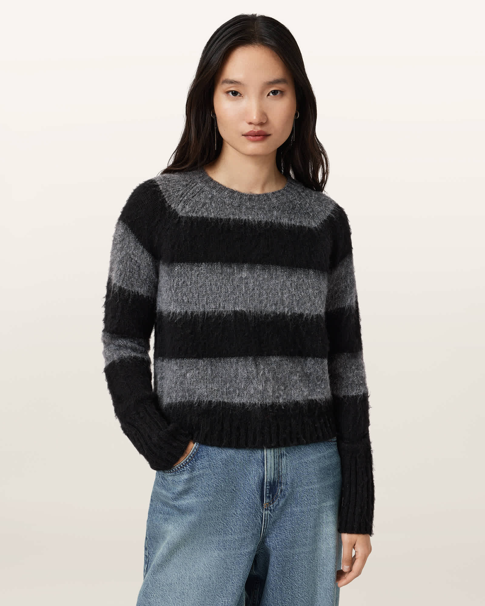 Lou Striped Sparkle Jumper