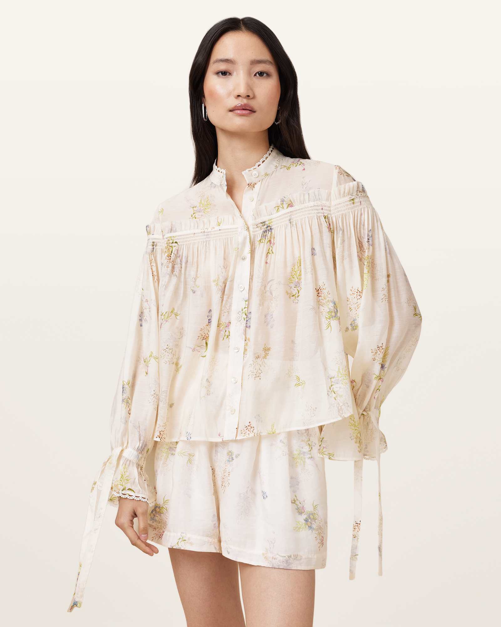 Delphine Floral Print Shirt