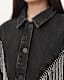 Marlene Embellished Fringe Denim Jacket