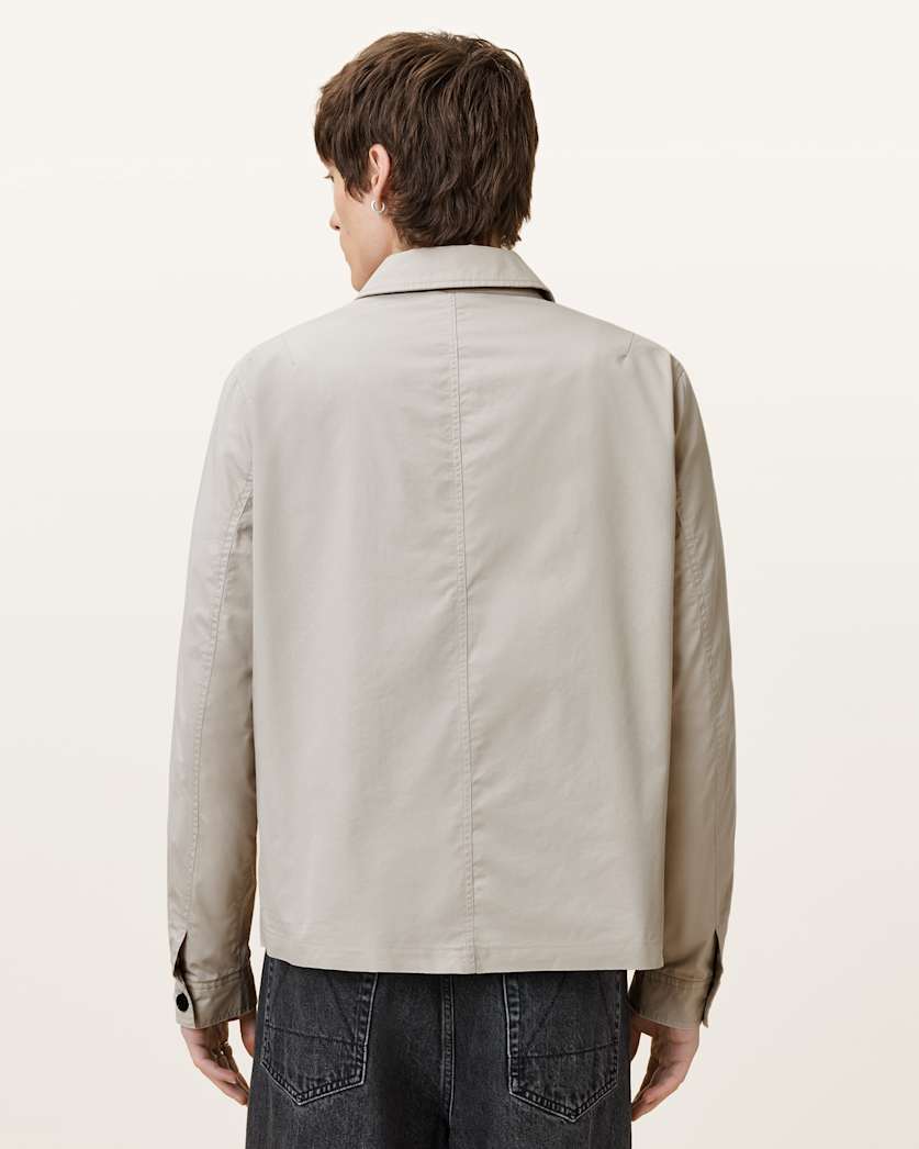 Trey Taupe Ramskull Pointed Collar Jacket