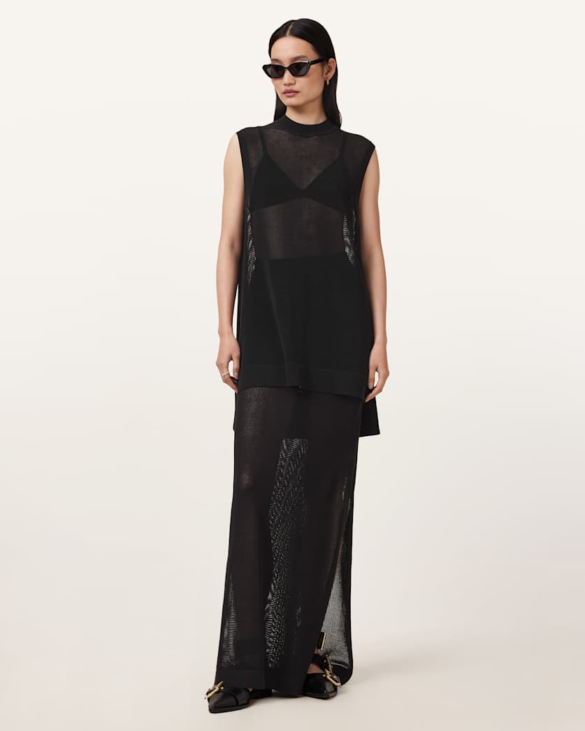 Yuri Knitted Maxi Skirt