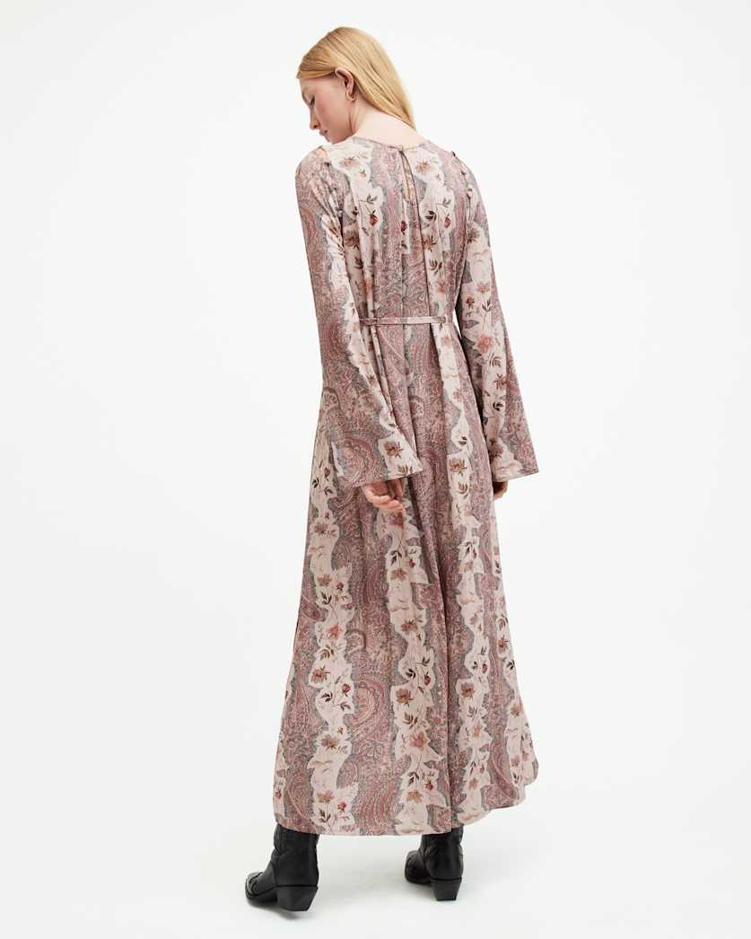 Susannah Cascade Paisley Maxi Dress