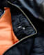 Myler Leather Sleeve Bomber