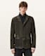 Survey Double Layered Leather Blazer