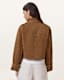 Hendry Cropped Suede Trench Coat