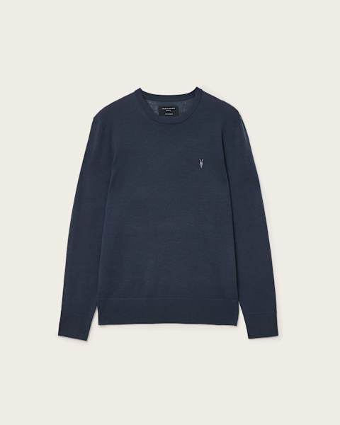 Image for Mode Merino Crew Neck Ramskull Jumper