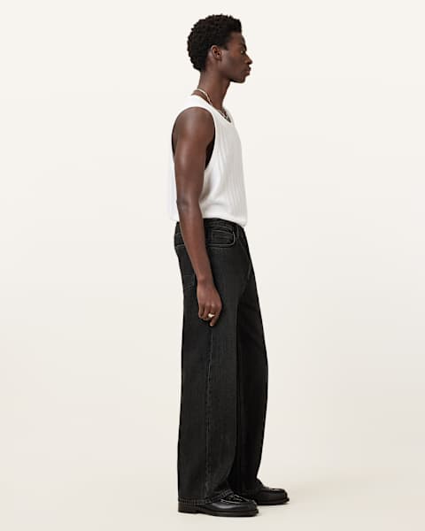 Image for Lenny Loose Fit Wide Leg Denim Jeans