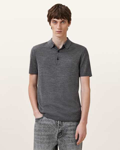 Image for Maes Merino Short Sleeve Polo Shirt
