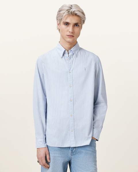 Image for Saint Long Sleeve Ramskull Cotton Shirt
