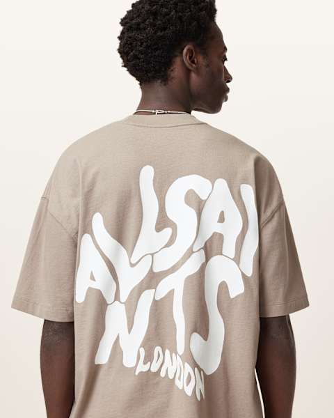Image for Orlando Logo Print Oversized T-Shirt