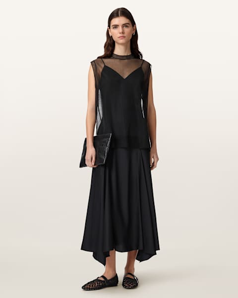 2-in-1 Dresses | 2-in-1 Midi Dresses | ALLSAINTS US