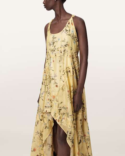 Dorina Floral Asymmetric Dress