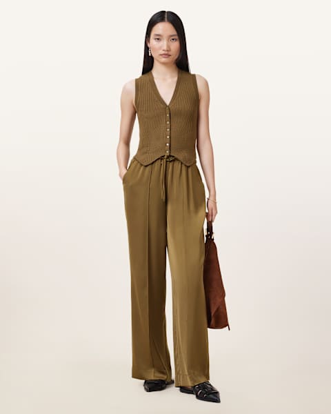Image for Cruz Ribbed Knitted Waistcoat