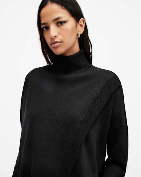 Image for Bern Merino Wool Wrap Jumper