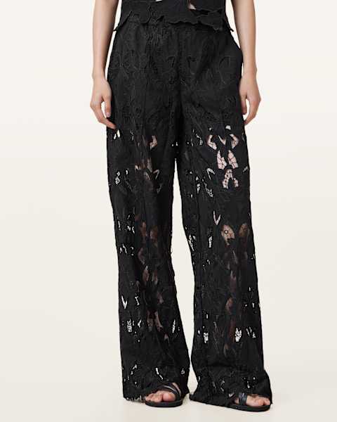Image for Charli Embroidered Straight Fit Trousers