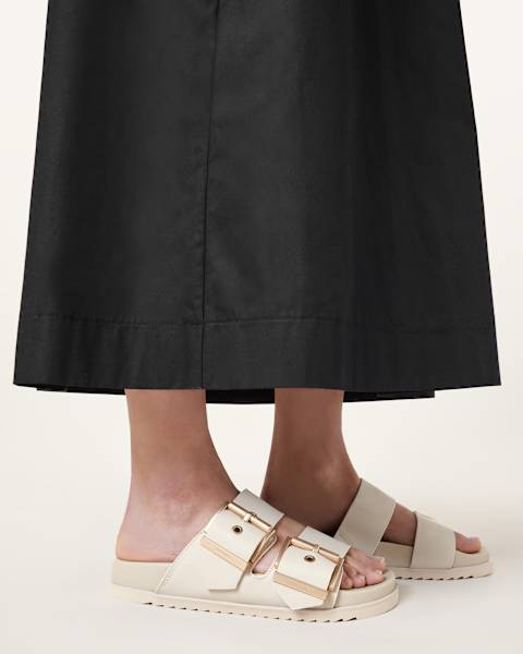 Image for Sian Leather Buckle Sandals