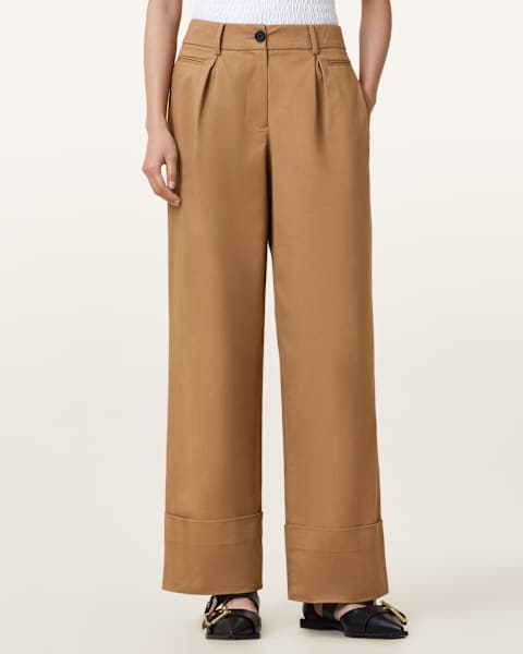 Image for Poppy Brown Chino Trousers