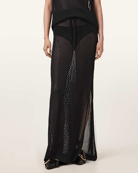 Image for Yuri Knitted Maxi Skirt
