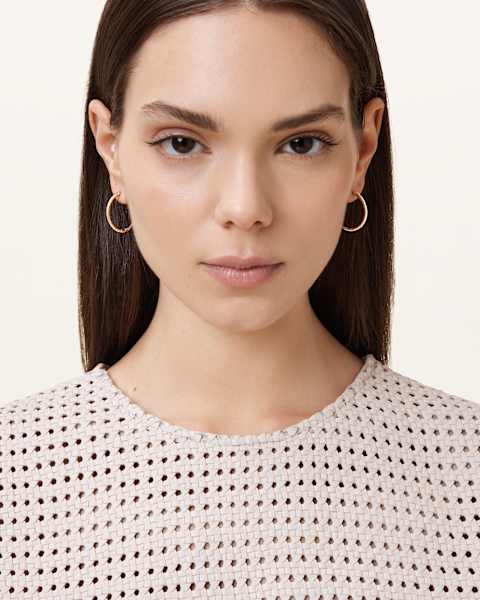 Image for Beck Small Hoop Earrings