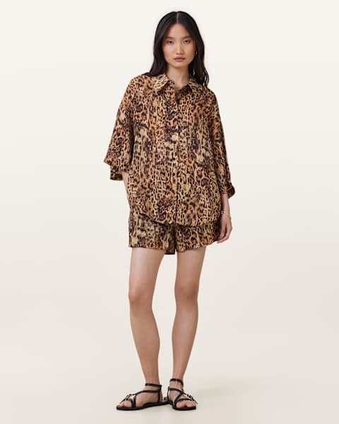 Image for Charli Leopard Print Shirt