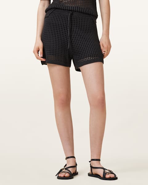 Image for Paloma Open-Knit Shorts