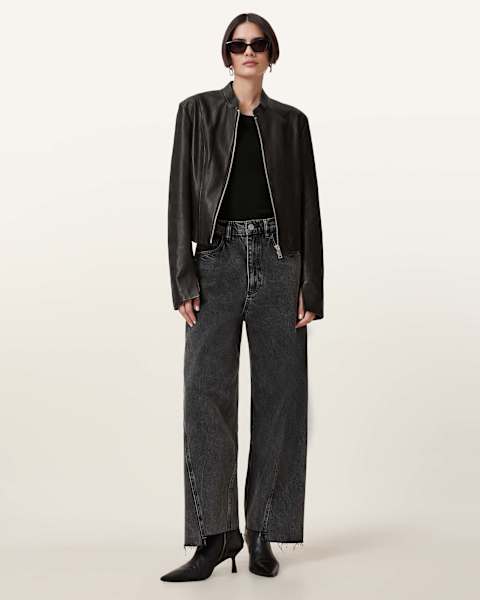 Image for Sadler Slim Fit Leather Jacket