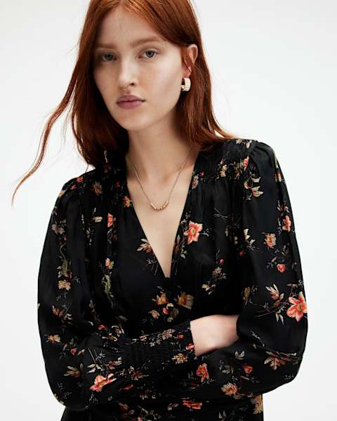 Image for Auden Tanana Print Mini Dress
