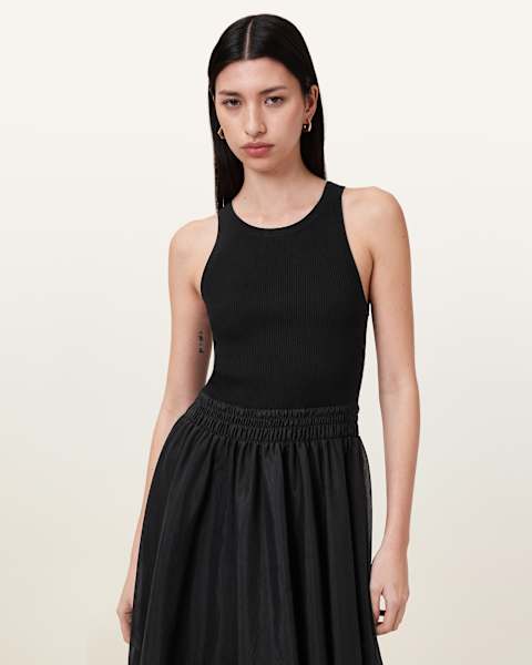 Image for Zenia Sleeveless Asymmetric Midi Dress