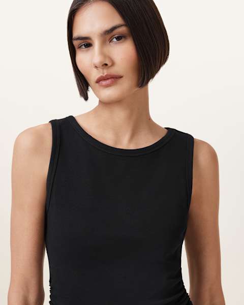 Image for Katarina Boat Neck Slim Fit Tank Top
