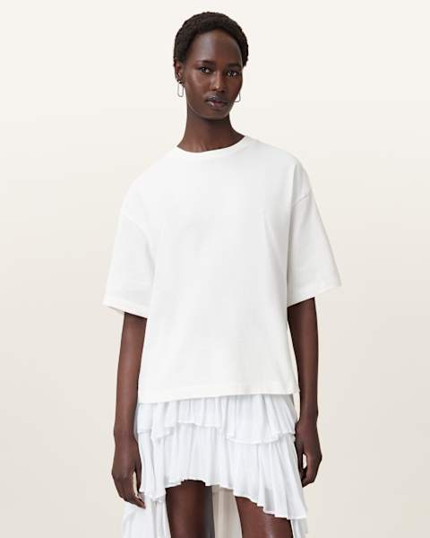Image for Amelie Crochet Oversized Boxy T-Shirt