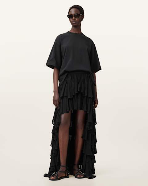 Image for Amelie Crochet Oversized Boxy T-Shirt