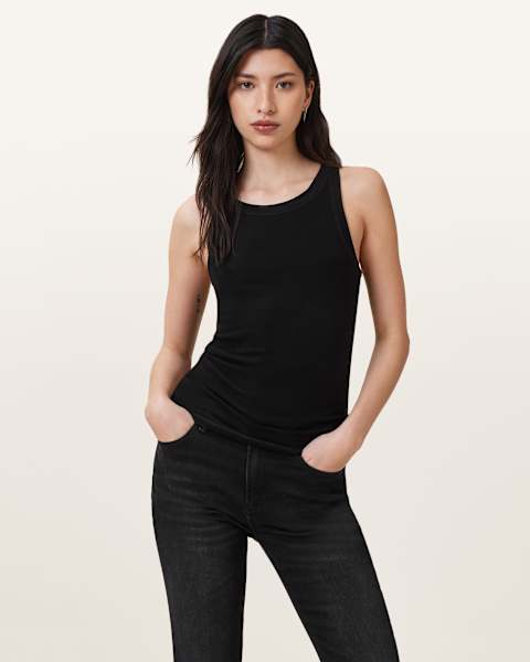 Image for Rina Crew Neck Sleeveless Tank Top
