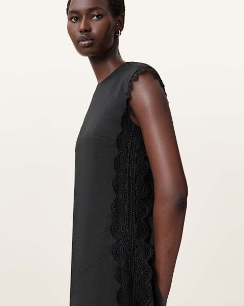 Image for Lyra Linen Midi Dress