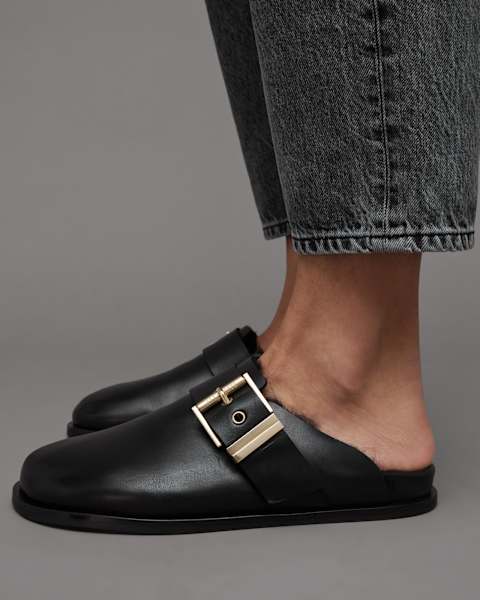 Image for Venus Shearling Slip On Mules