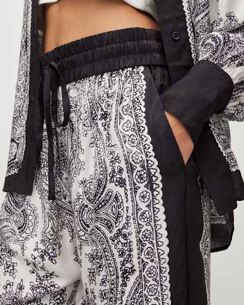Image for Tyler Rafaela Wide Leg Printed Trousers