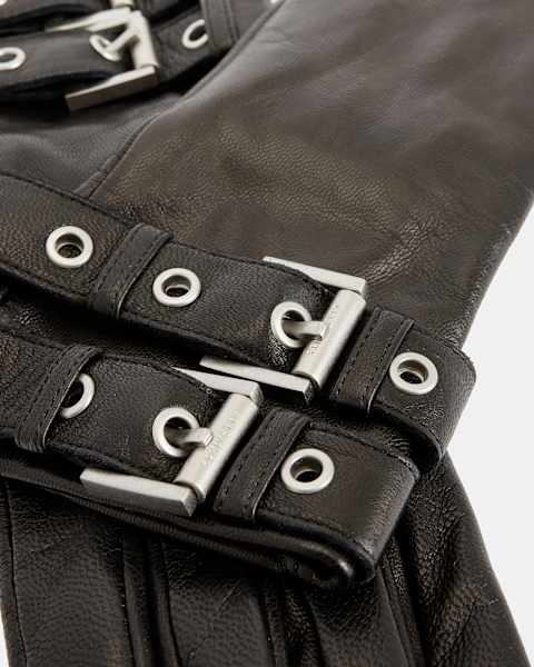 Image for Roxy Leather Double Buckle Gloves