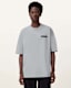 Redact Oversized Embroidered Logo T-Shirt