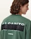 Redact Oversized Embroidered Logo T-Shirt