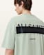 Redact Oversized Embroidered Logo T-Shirt