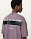 Redact Oversized Embroidered Logo T-Shirt