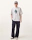 Caduceus Oversized Graphic Printed T-Shirt