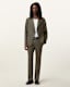 Ward Straight Leg Tailored Trousers