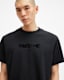 Montage Flocked Logo Relaxed Fit T-Shirt