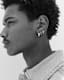 Daisical Sterling Silver Hoop Earring